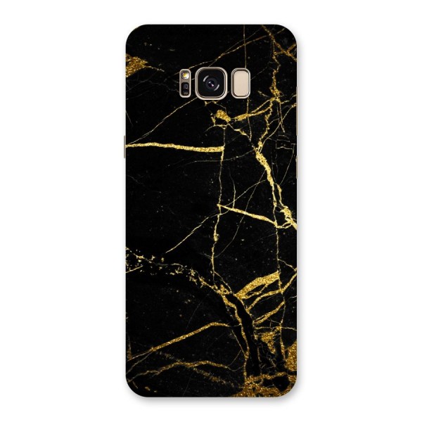 Black And Gold Design Back Case for Galaxy S8 Plus