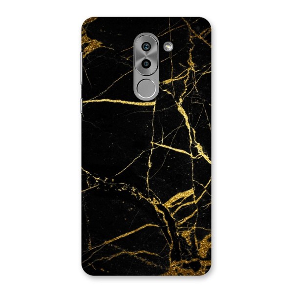 Black And Gold Design Back Case for Honor 6X