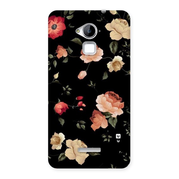 Black Artistic Floral Back Case for Coolpad Note 3