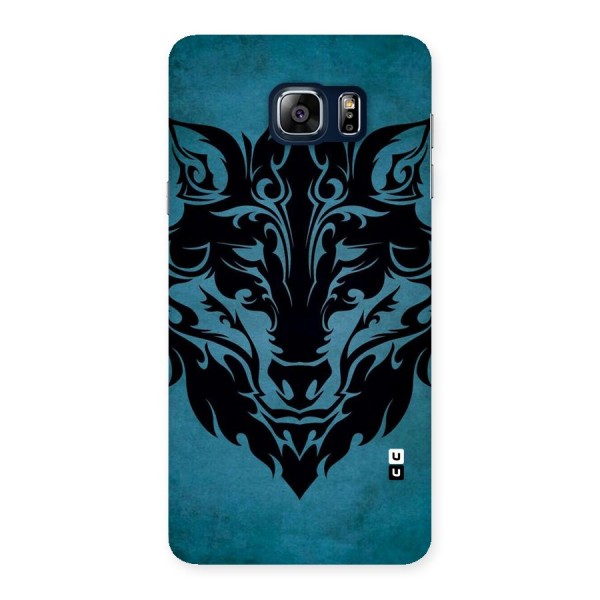 Black Artistic Wolf Back Case for Galaxy Note 5
