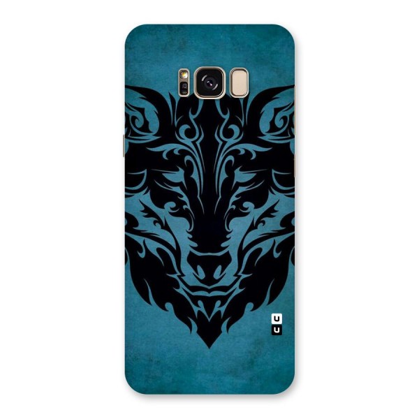 Black Artistic Wolf Back Case for Galaxy S8 Plus