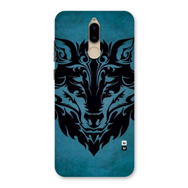 Black Artistic Wolf Back Case for Honor 9i