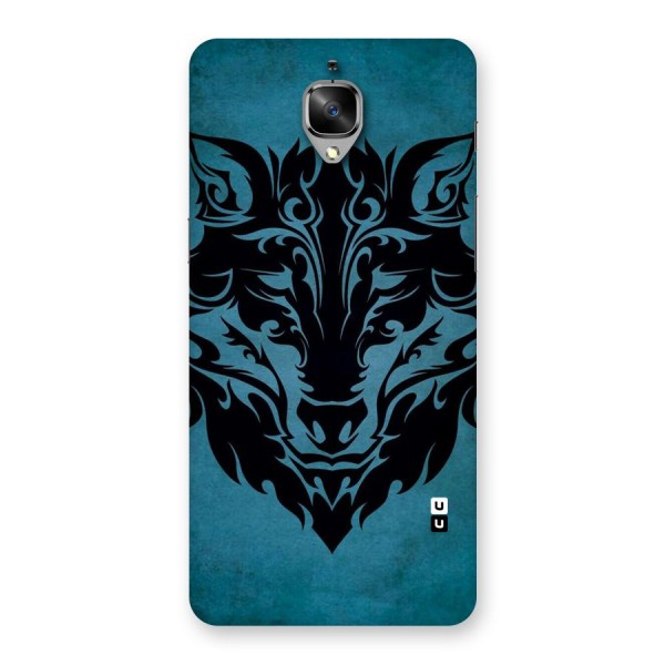 Black Artistic Wolf Back Case for OnePlus 3T