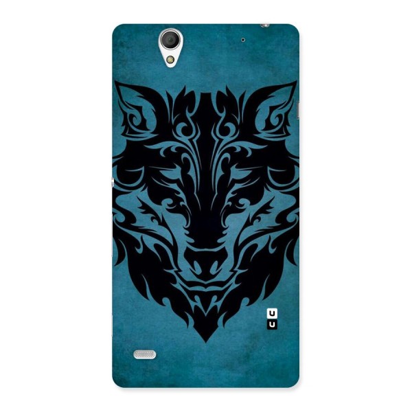 Black Artistic Wolf Back Case for Sony Xperia C4