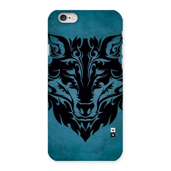 Black Artistic Wolf Back Case for iPhone 6 6S