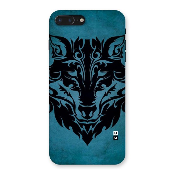 Black Artistic Wolf Back Case for iPhone 7 Plus