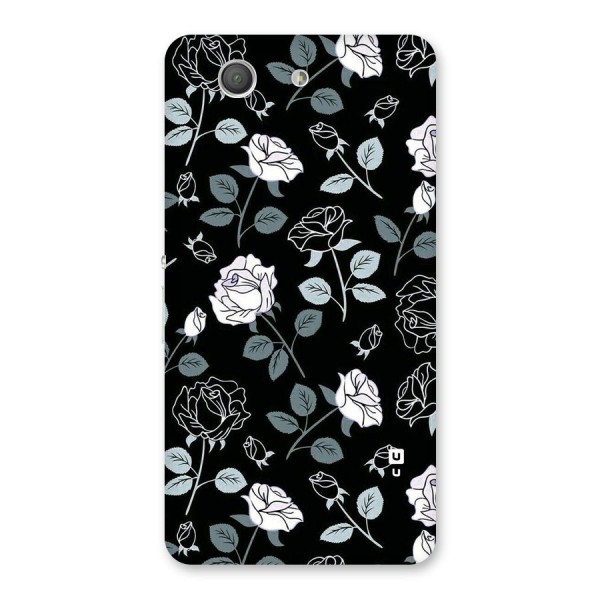 Black Artsy Bloom Back Case for Xperia Z3 Compact