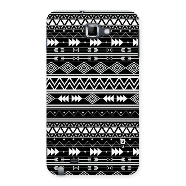 Black Aztec Creativity Back Case for Galaxy Note