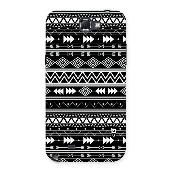 Black Aztec Creativity Back Case for Galaxy Note 2