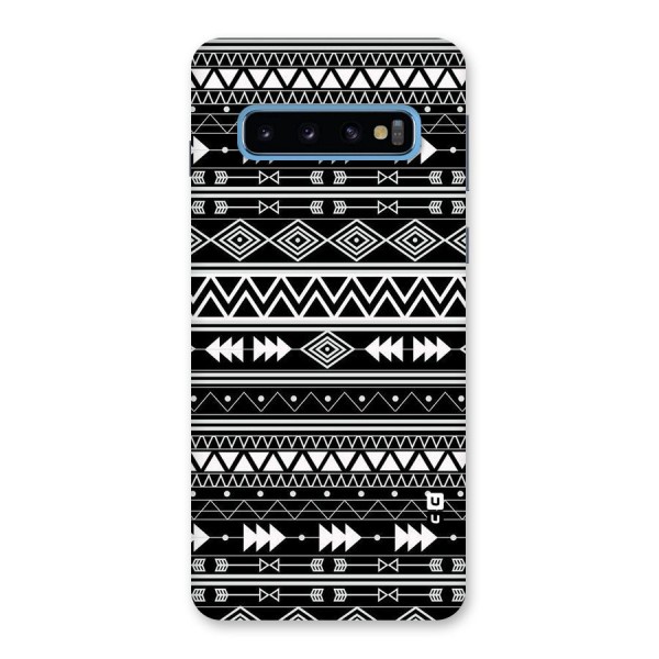 Black Aztec Creativity Back Case for Galaxy S10