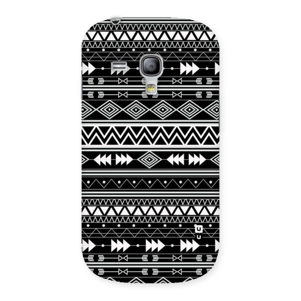 Black Aztec Creativity Back Case for Galaxy S3 Mini