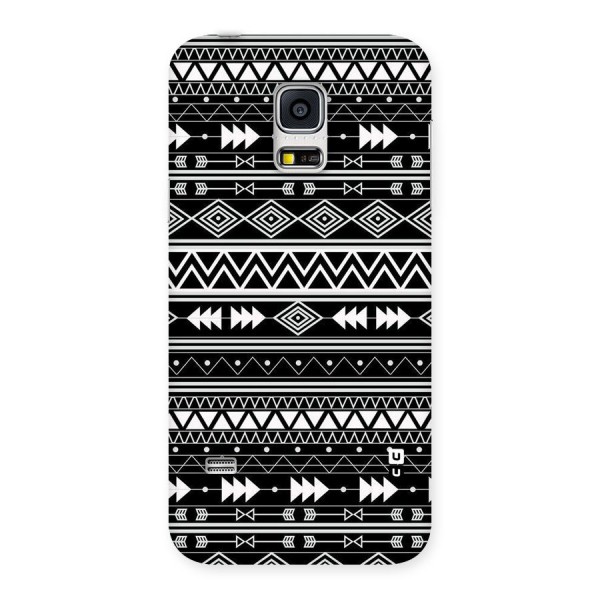 Black Aztec Creativity Back Case for Galaxy S5 Mini