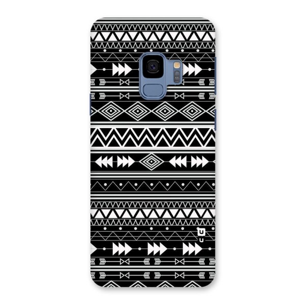 Black Aztec Creativity Back Case for Galaxy S9