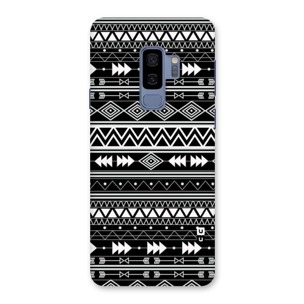 Black Aztec Creativity Back Case for Galaxy S9 Plus