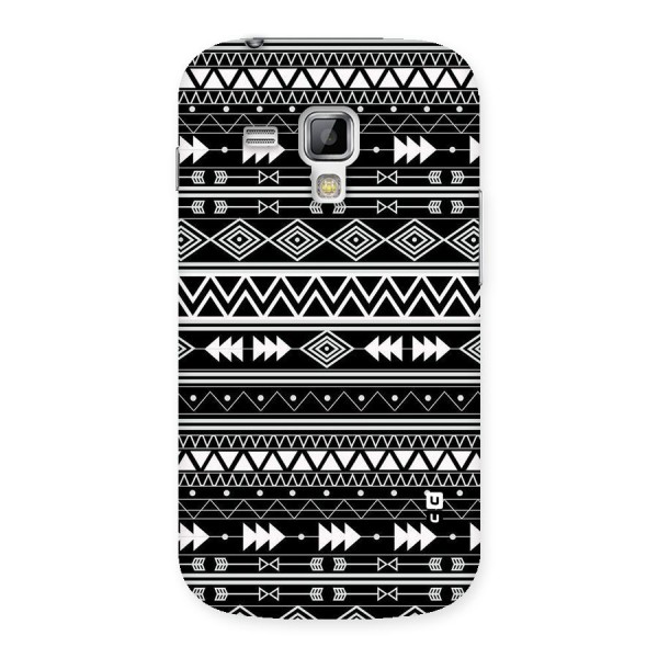 Black Aztec Creativity Back Case for Galaxy S Duos
