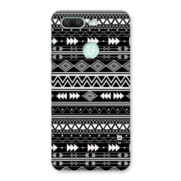 Black Aztec Creativity Back Case for Gionee S10