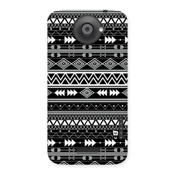 Black Aztec Creativity Back Case for HTC One X