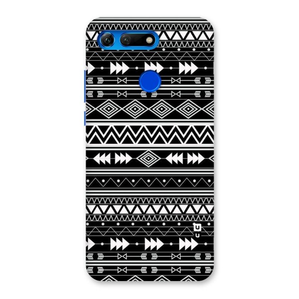 Black Aztec Creativity Back Case for Honor View 20