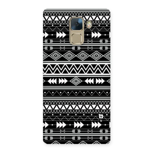 Black Aztec Creativity Back Case for Huawei Honor 7