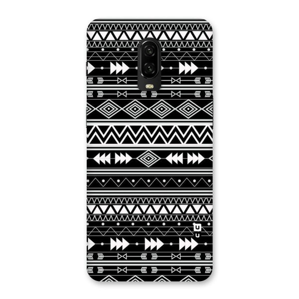 Black Aztec Creativity Back Case for OnePlus 6T