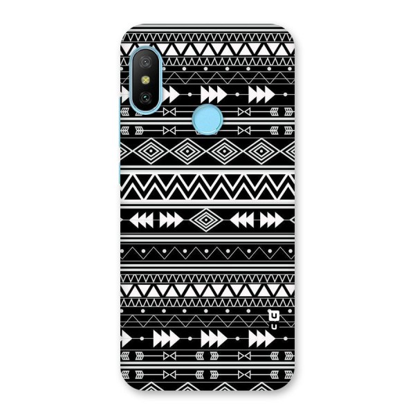 Black Aztec Creativity Back Case for Redmi 6 Pro