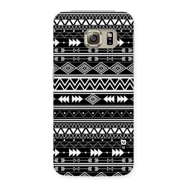 Black Aztec Creativity Back Case for Samsung Galaxy S6 Edge
