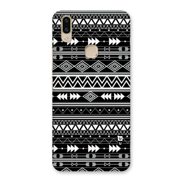 Black Aztec Creativity Back Case for Vivo V9