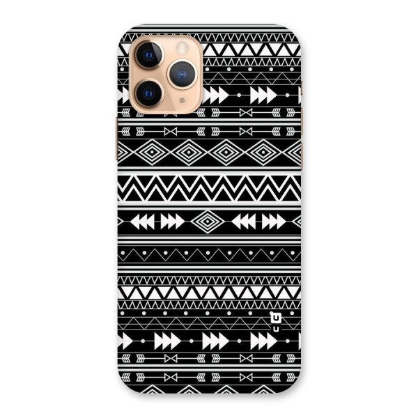 Black Aztec Creativity Back Case for iPhone 11 Pro