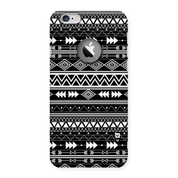 Black Aztec Creativity Back Case for iPhone 6 Logo Cut