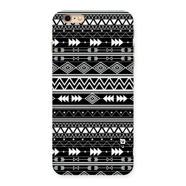 Black Aztec Creativity Back Case for iPhone 6 Plus 6S Plus