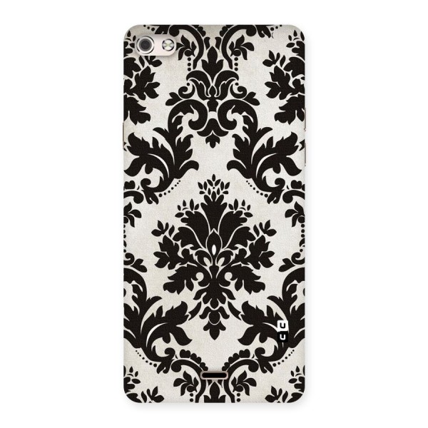 Black Beauty Back Case for Micromax Canvas Silver 5