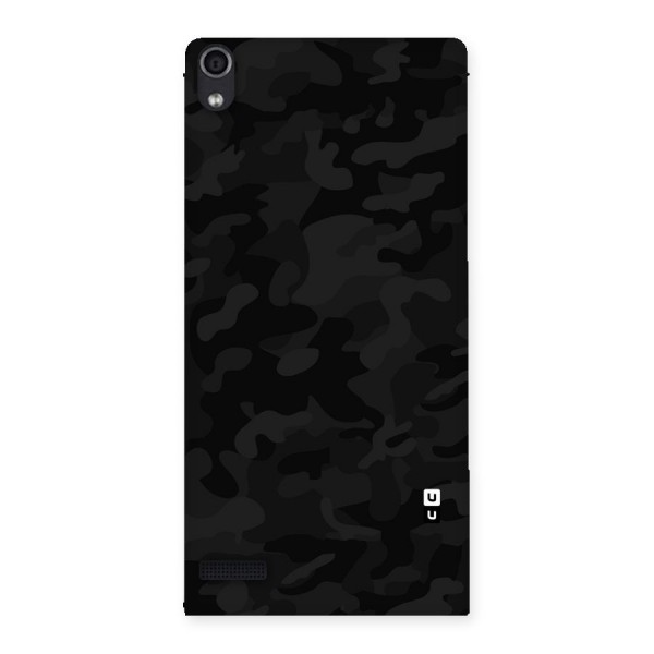 Black Camouflage Back Case for Ascend P6