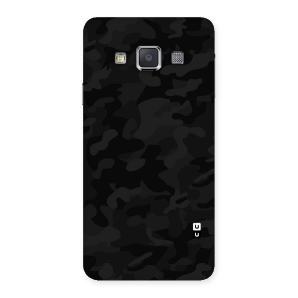 Black Camouflage Back Case for Galaxy A3