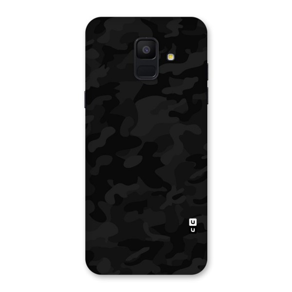 Black Camouflage Back Case for Galaxy A6 (2018)
