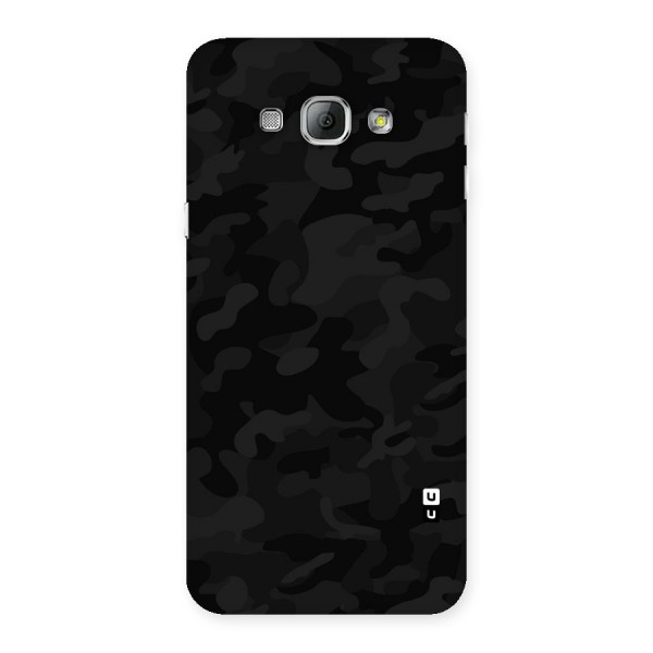 Black Camouflage Back Case for Galaxy A8