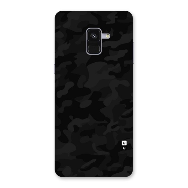 Black Camouflage Back Case for Galaxy A8 Plus