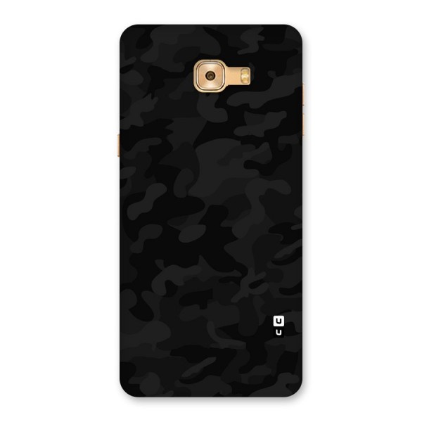 Black Camouflage Back Case for Galaxy C9 Pro