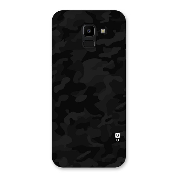 Black Camouflage Back Case for Galaxy J6
