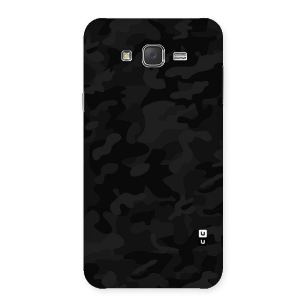 Black Camouflage Back Case for Galaxy J7