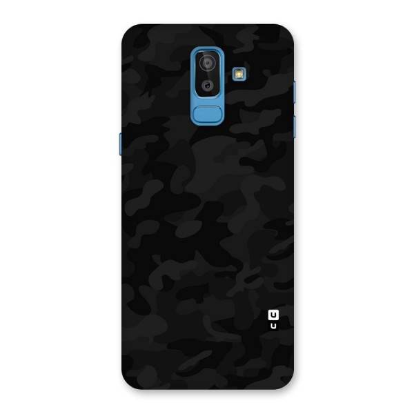 Black Camouflage Back Case for Galaxy J8