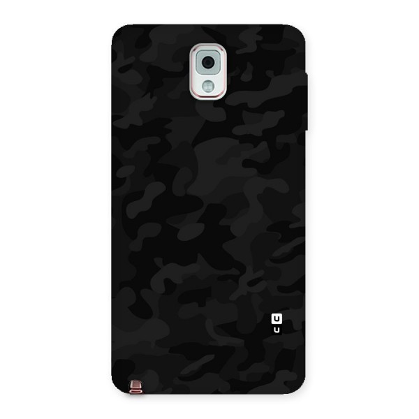 Black Camouflage Back Case for Galaxy Note 3