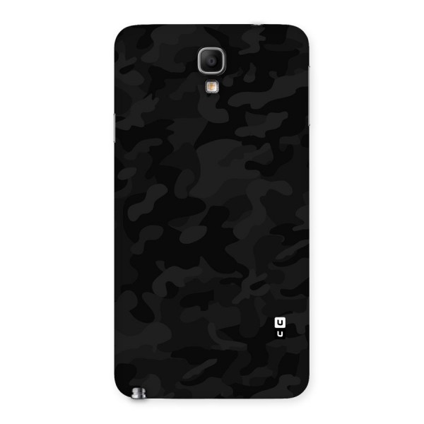 Black Camouflage Back Case for Galaxy Note 3 Neo