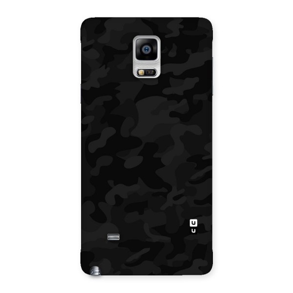 Black Camouflage Back Case for Galaxy Note 4