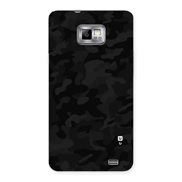 Black Camouflage Back Case for Galaxy S2