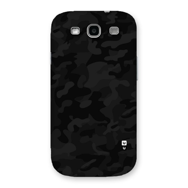 Black Camouflage Back Case for Galaxy S3
