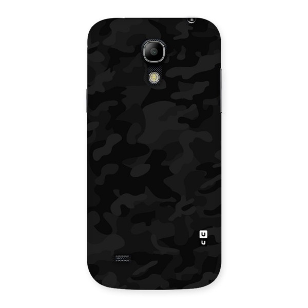 Black Camouflage Back Case for Galaxy S4 Mini