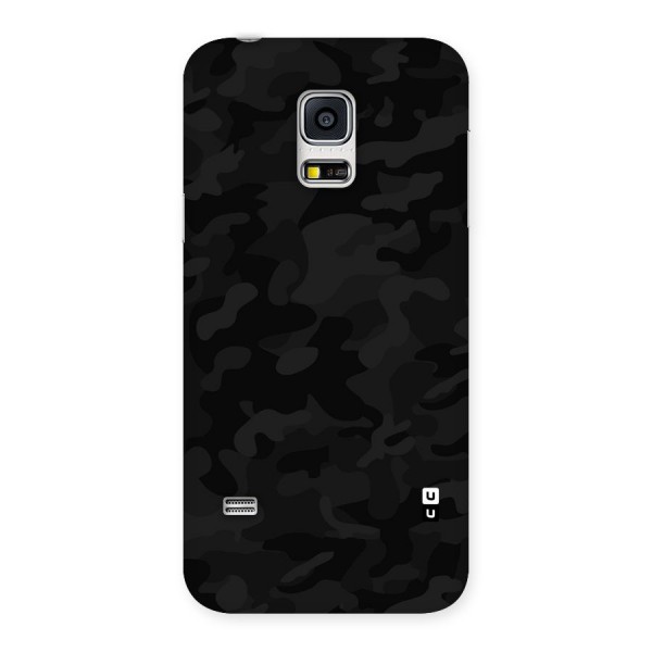 Black Camouflage Back Case for Galaxy S5 Mini