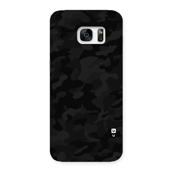 Black Camouflage Back Case for Galaxy S7 Edge