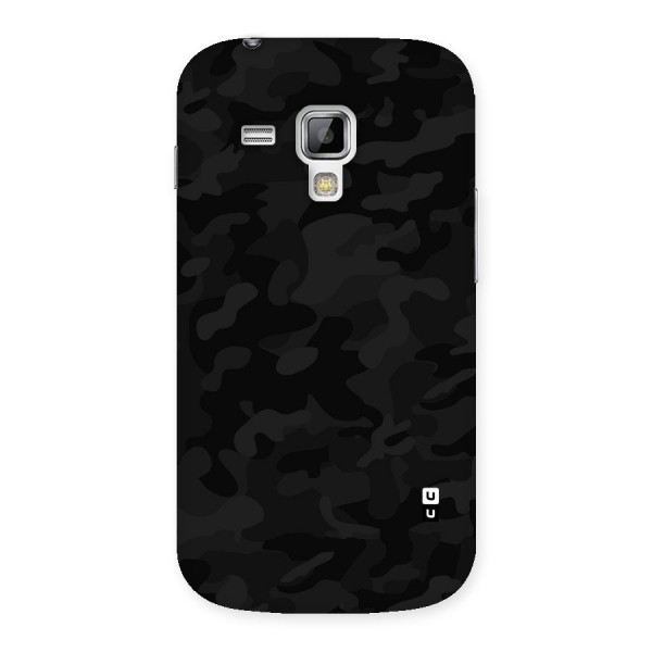 Black Camouflage Back Case for Galaxy S Duos
