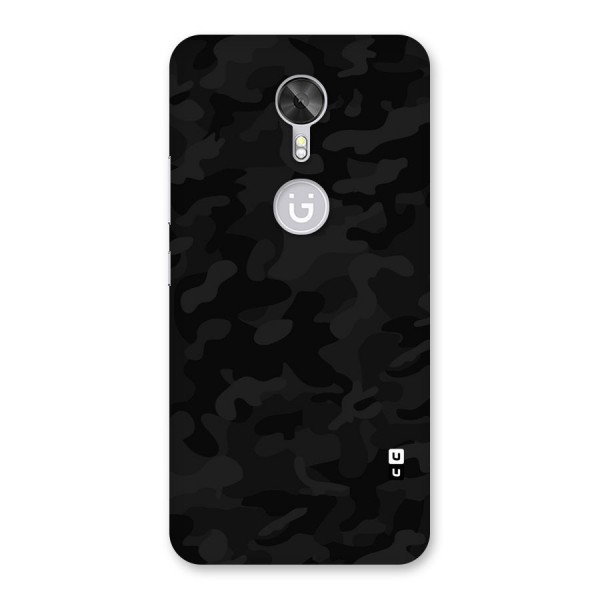Black Camouflage Back Case for Gionee A1